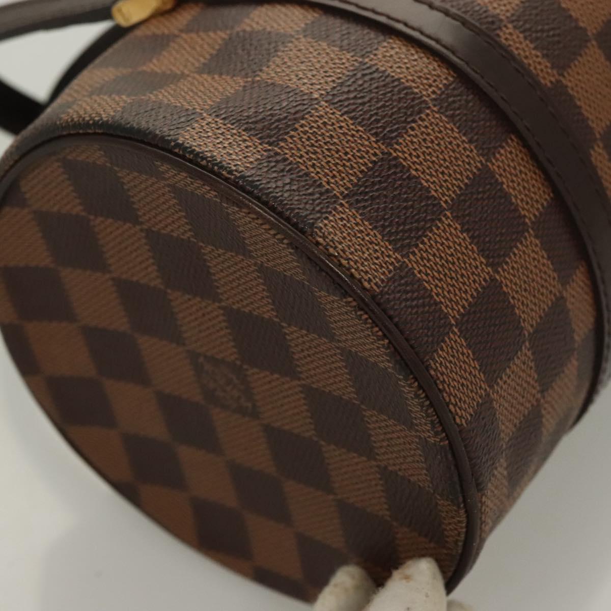 LOUIS VUITTON Damier Ebene Papillon 30 Hand Bag N51303 LV Auth 129886