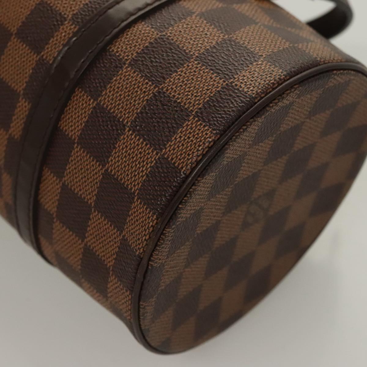 LOUIS VUITTON Damier Ebene Papillon 30 Hand Bag N51303 LV Auth 129886