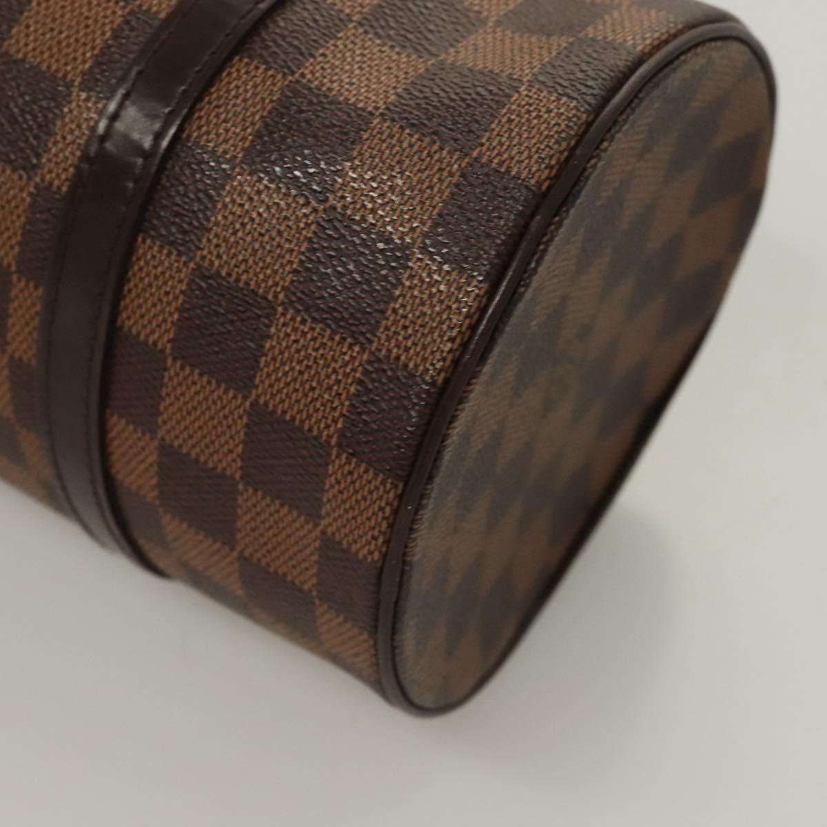 LOUIS VUITTON Damier Ebene Papillon 30 Hand Bag N51303 LV Auth 129886