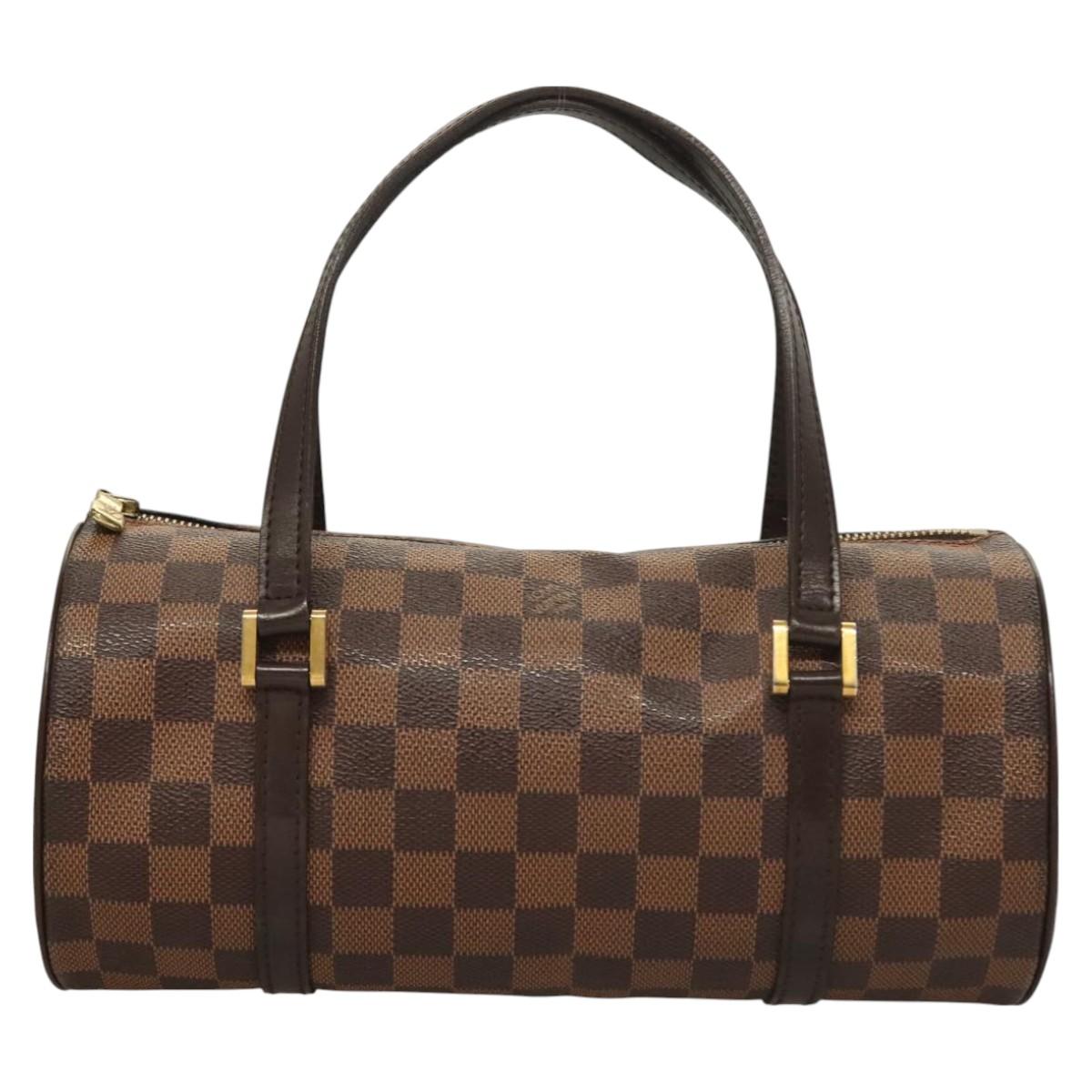 LOUIS VUITTON Damier Ebene Papillon 30 Hand Bag N51303 LV Auth 129886