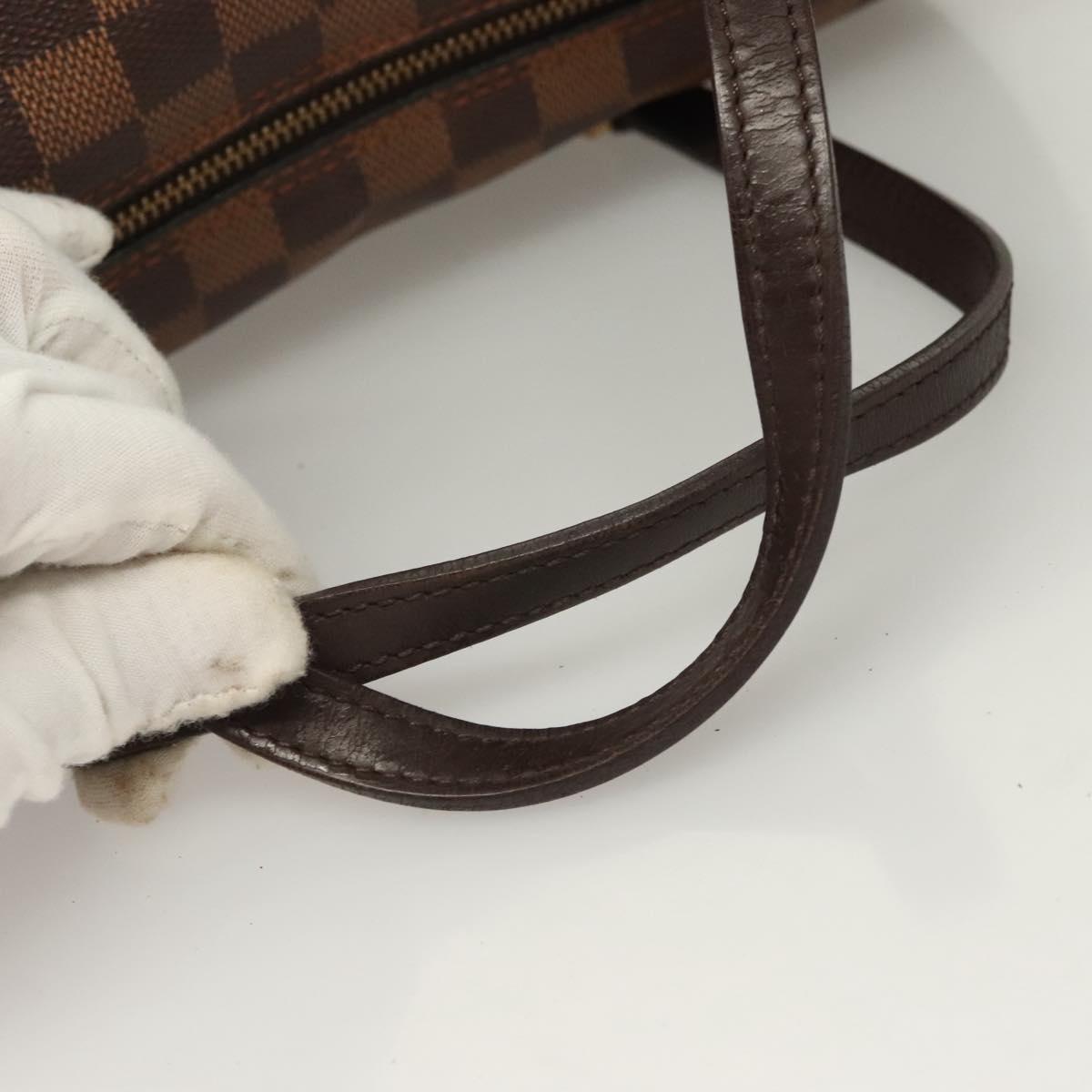 LOUIS VUITTON Damier Ebene Papillon 30 Hand Bag N51303 LV Auth 129886