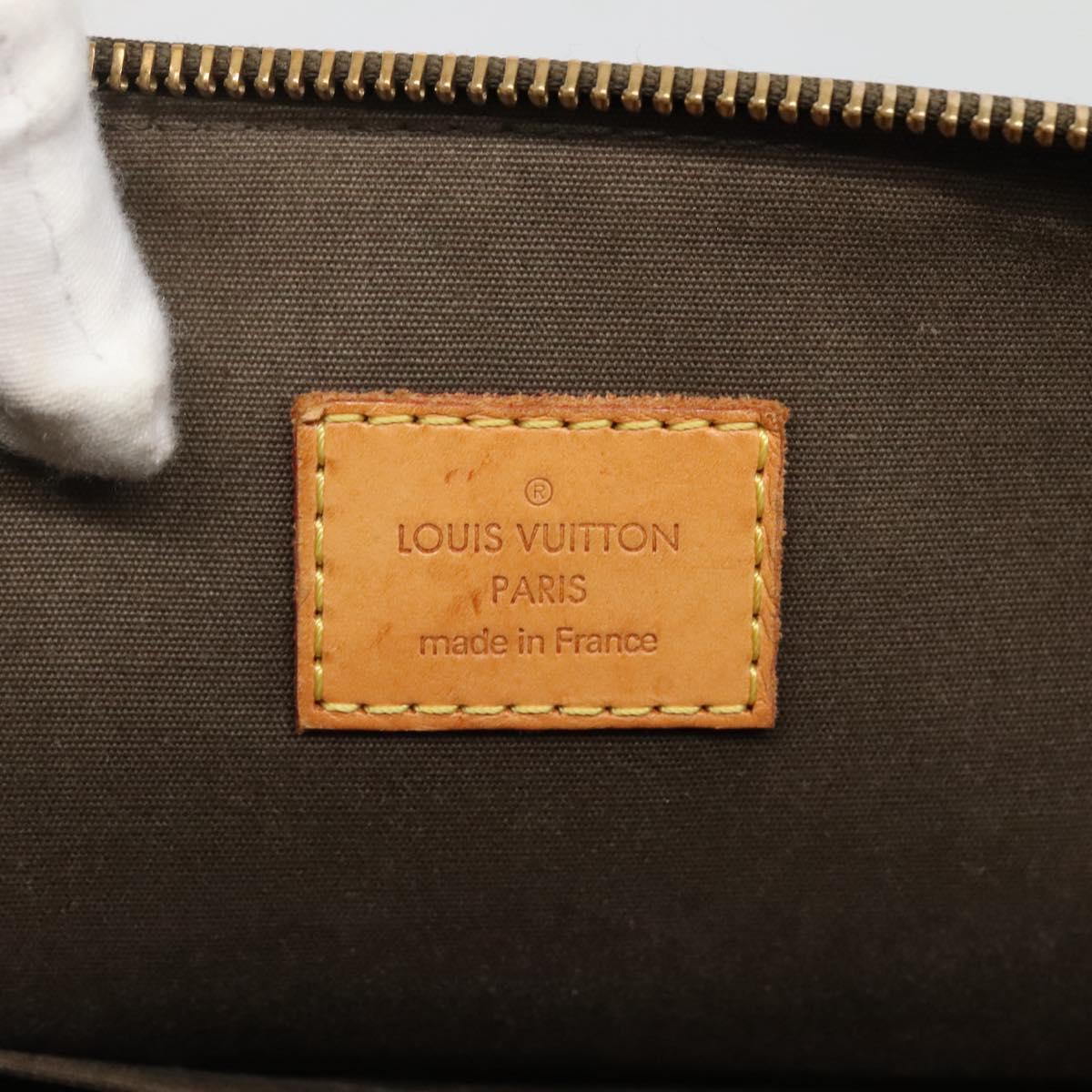 LOUIS VUITTON Monogram Vernis Bellevue GM Bag Veil bronze M93674 LV Auth 129894