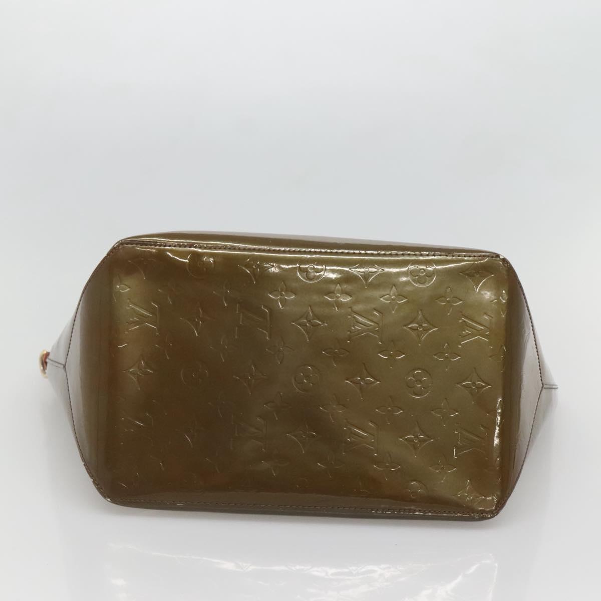 LOUIS VUITTON Monogram Vernis Bellevue GM Bag Veil bronze M93674 LV Auth 129894