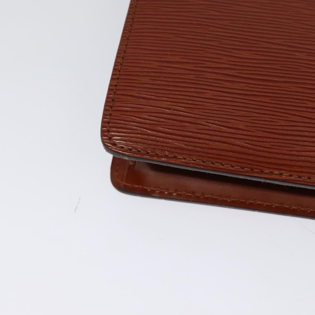 LOUIS VUITTON Epi Capuchin Shoulder Bag Brown M52343 LV Auth 129900