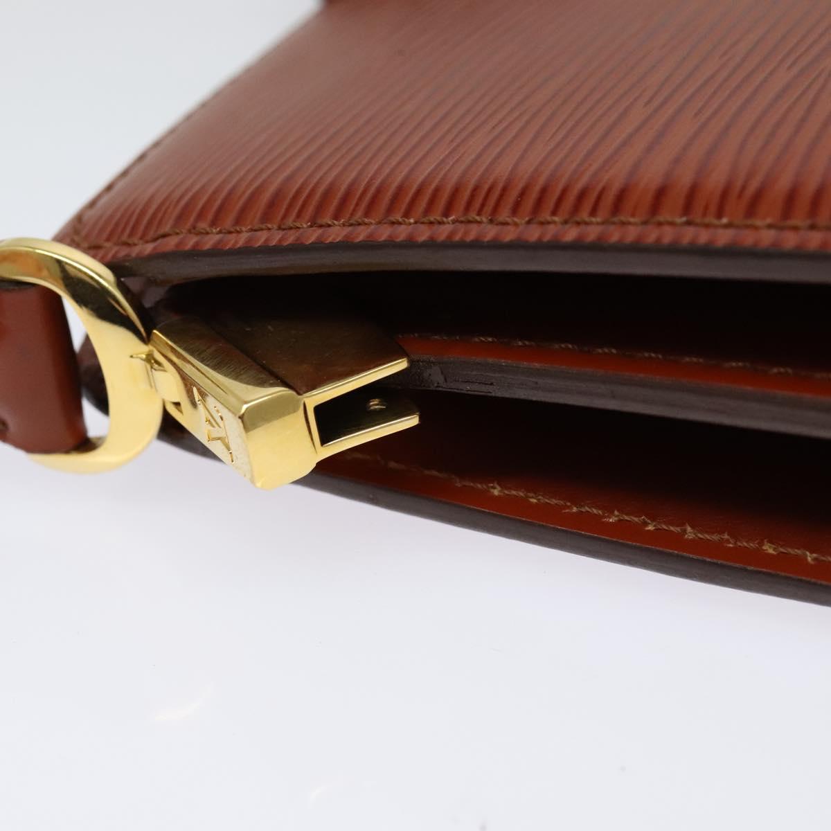 LOUIS VUITTON Epi Capuchin Shoulder Bag Brown M52343 LV Auth 129900