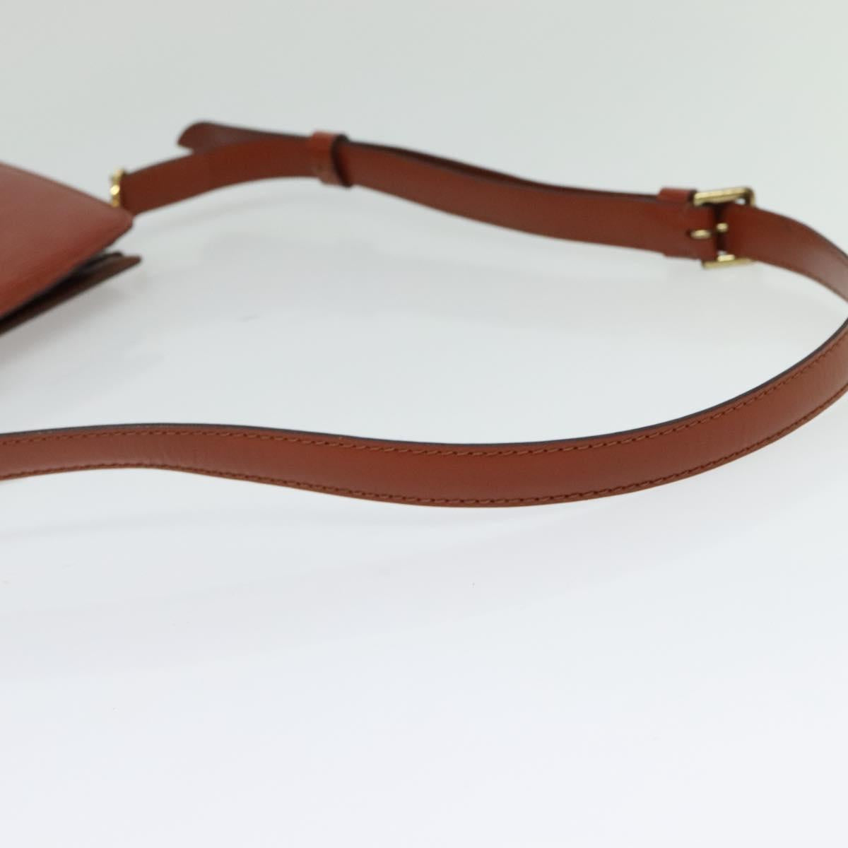 LOUIS VUITTON Epi Capuchin Shoulder Bag Brown M52343 LV Auth 129900