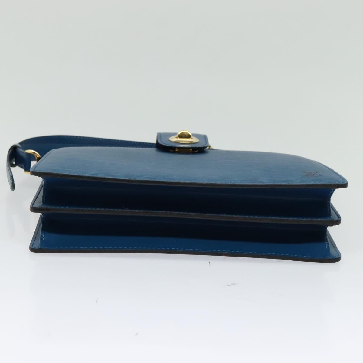 LOUIS VUITTON Epi Capuchin Shoulder Bag Blue M52345 LV Auth 129901