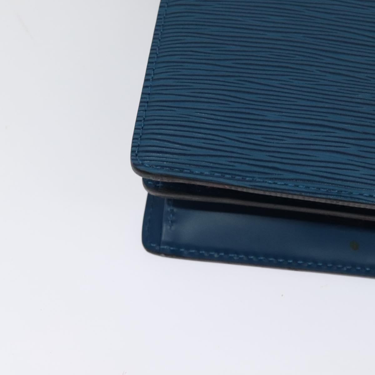 LOUIS VUITTON Epi Capuchin Shoulder Bag Blue M52345 LV Auth 129901