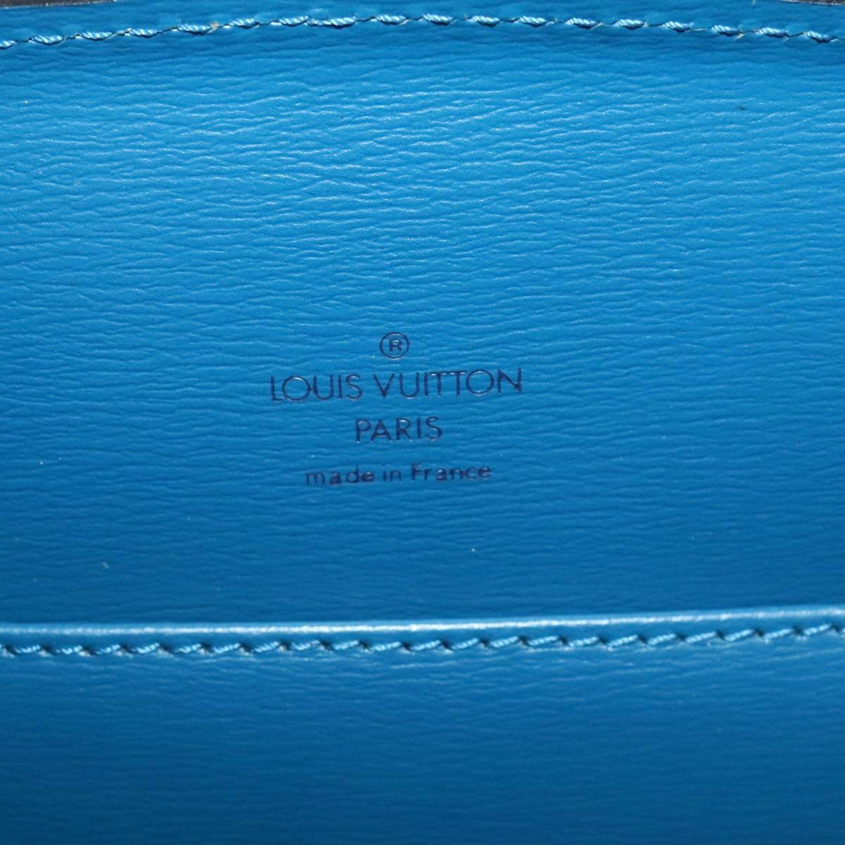 LOUIS VUITTON Epi Capuchin Shoulder Bag Blue M52345 LV Auth 129901