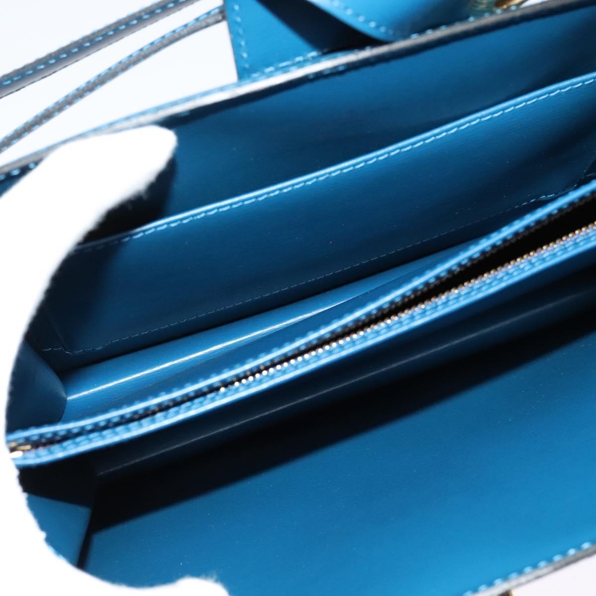 LOUIS VUITTON Epi Capuchin Shoulder Bag Blue M52345 LV Auth 129901