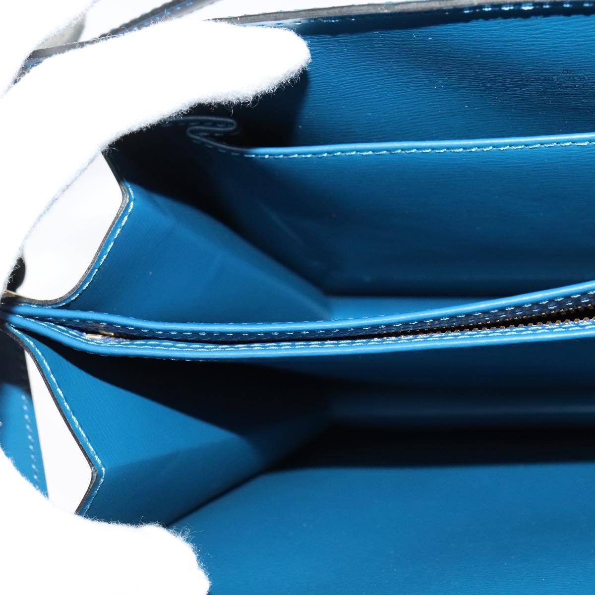 LOUIS VUITTON Epi Capuchin Shoulder Bag Blue M52345 LV Auth 129901
