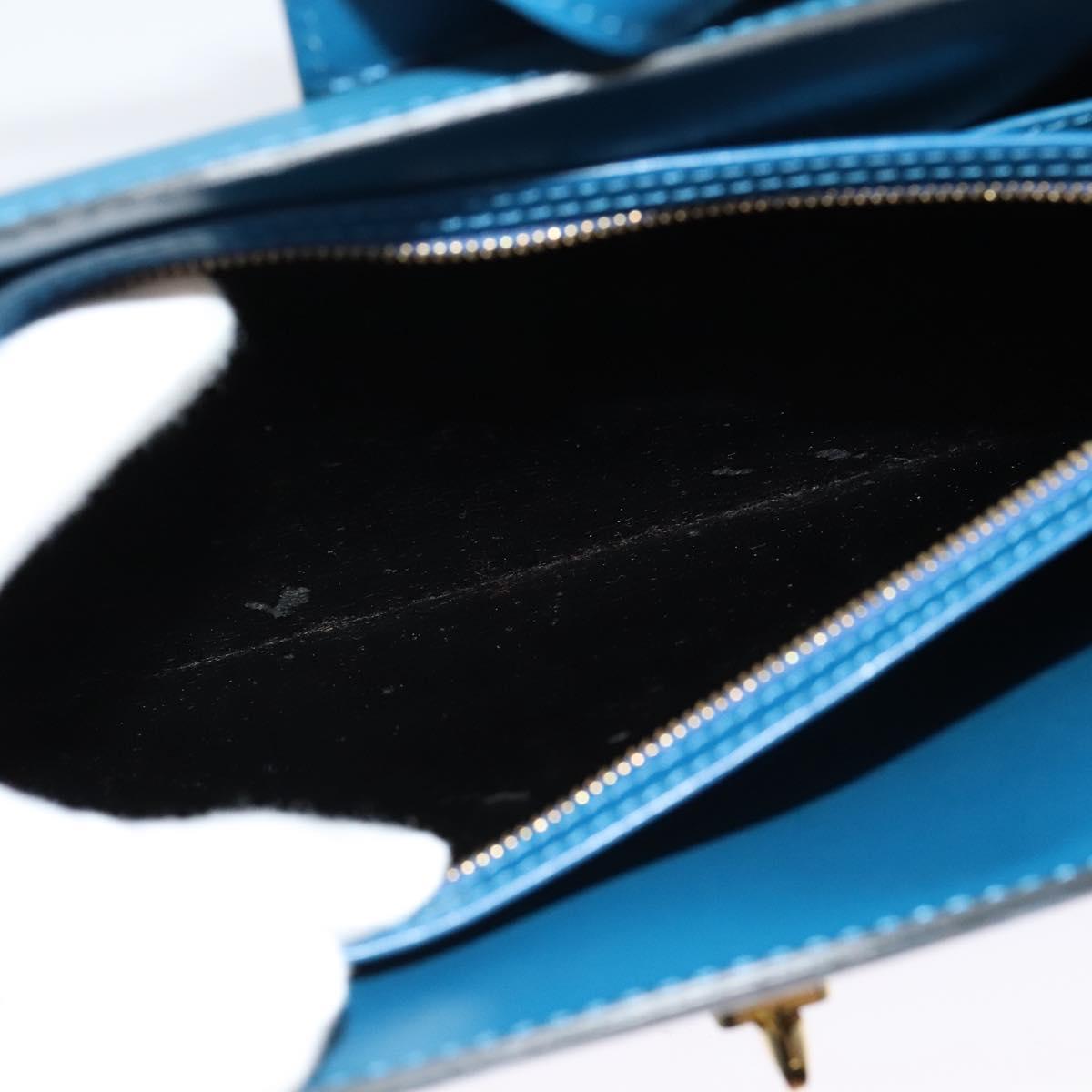 LOUIS VUITTON Epi Capuchin Shoulder Bag Blue M52345 LV Auth 129901
