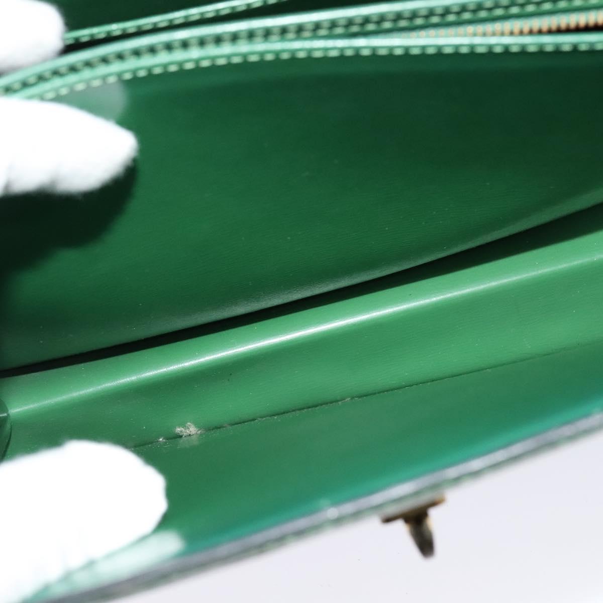 LOUIS VUITTON Epi Capuchin Shoulder Bag Green M52344 LV Auth 129902