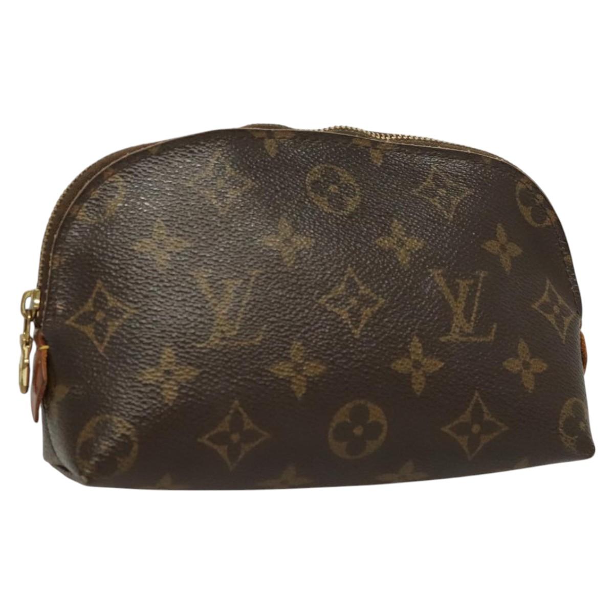 LOUIS VUITTON Monogram Pochette Cosmetic PM Pouch M43998 LV Auth 129990
