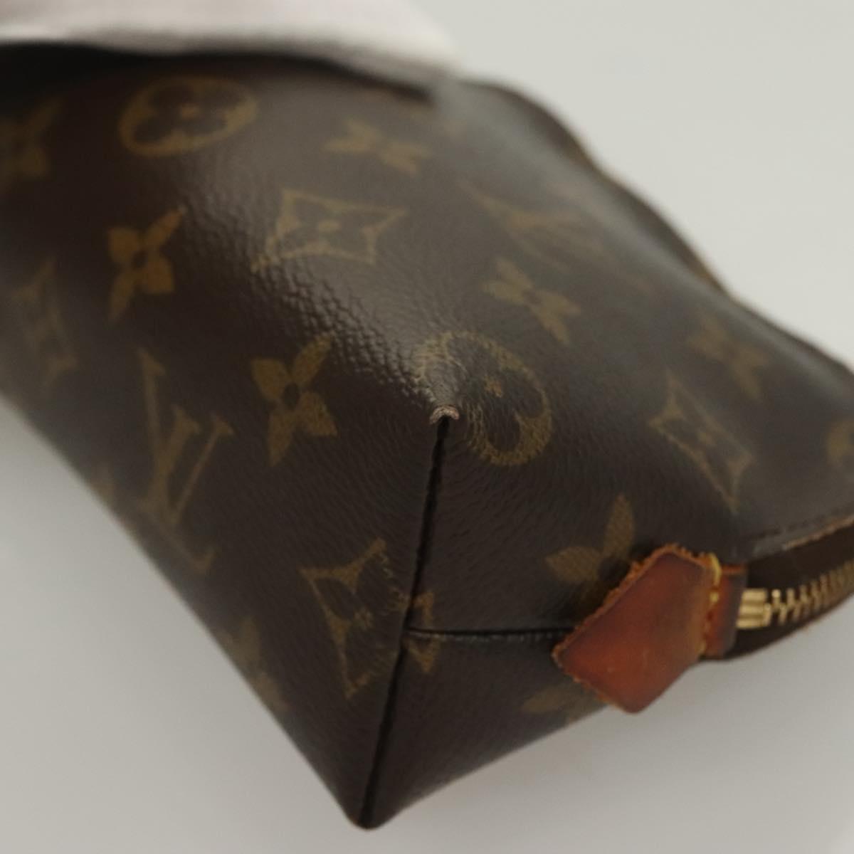 LOUIS VUITTON Monogram Pochette Cosmetic PM Pouch M43998 LV Auth 129990