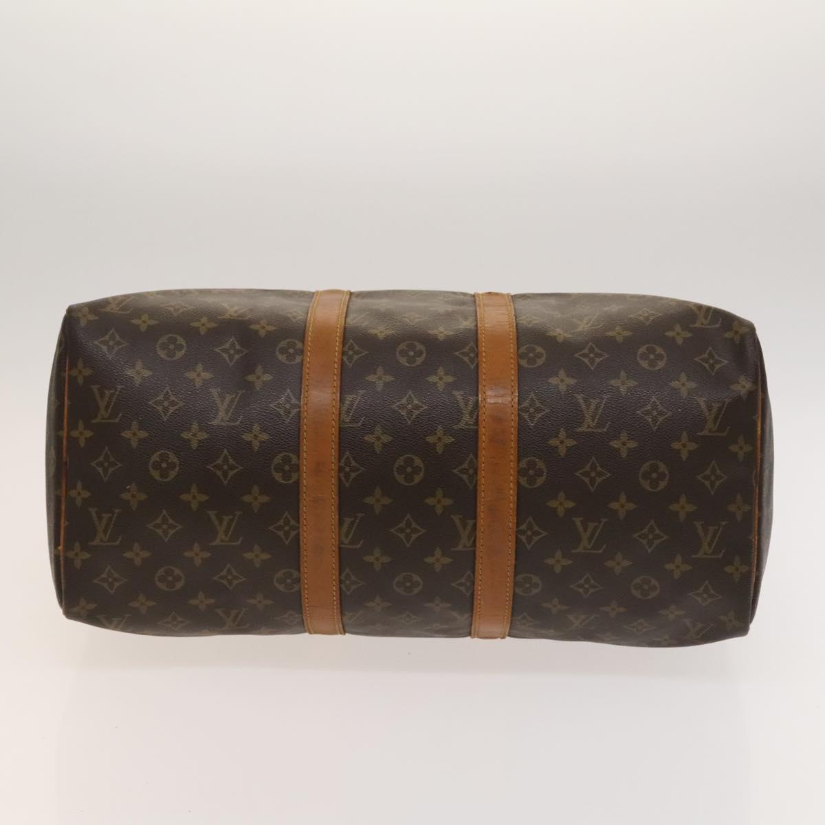 LOUIS VUITTON Monogram Keepall 45 Boston Bag M41428 LV Auth 129993