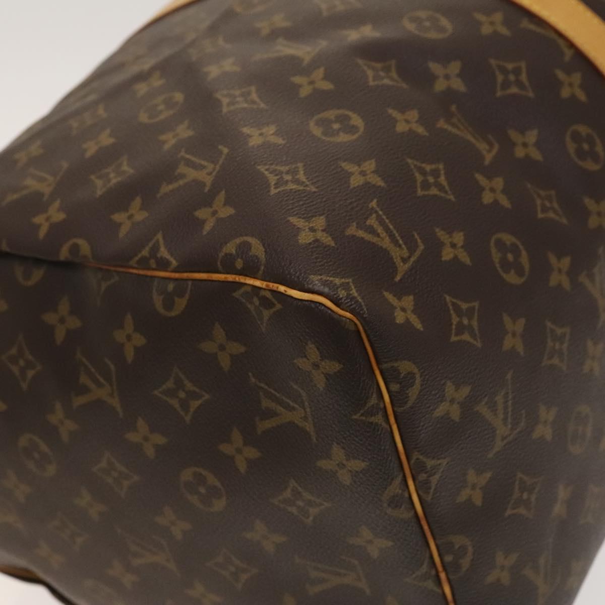 LOUIS VUITTON Monogram Keepall 55 Boston Bag M41424 LV Auth 129995V