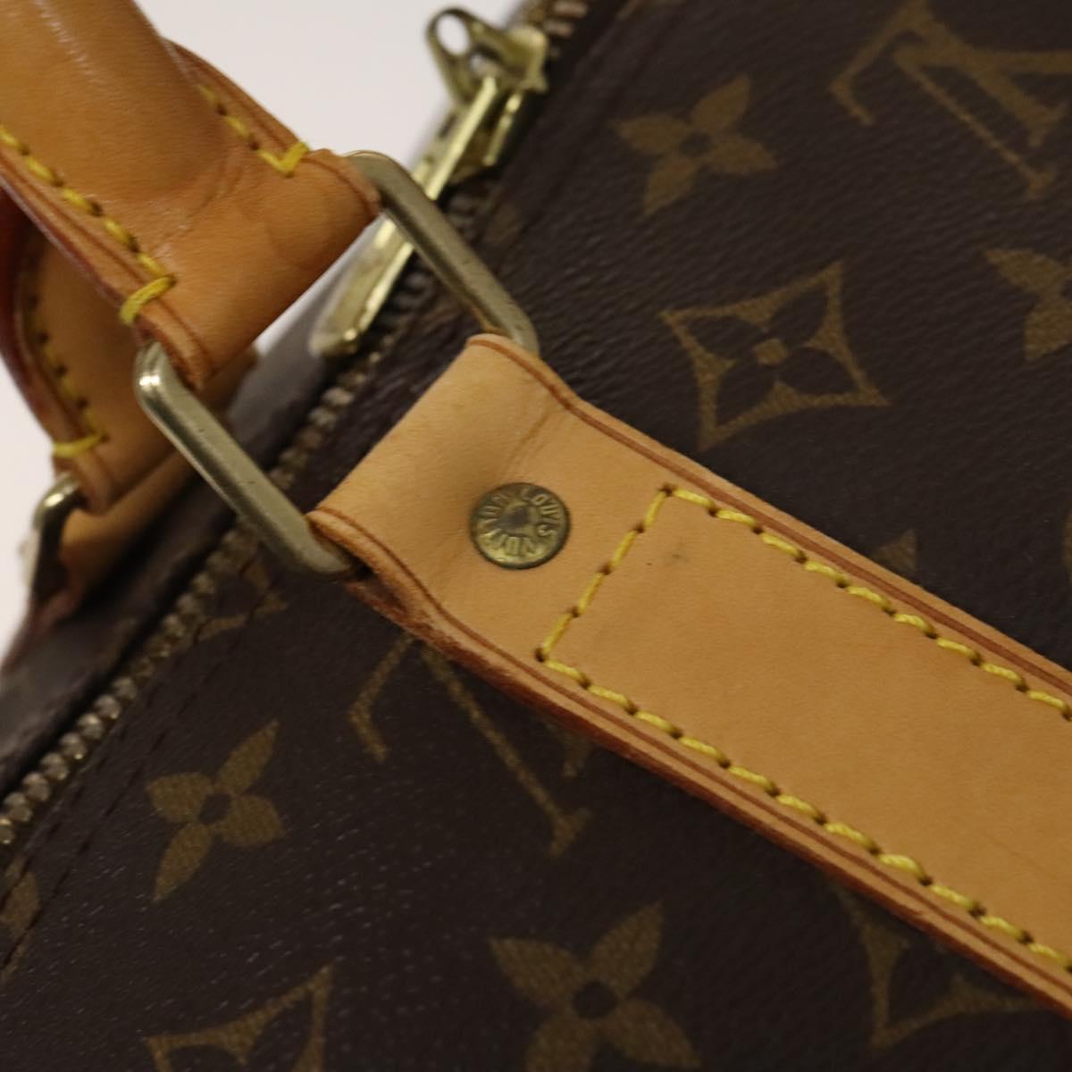 LOUIS VUITTON Monogram Keepall 55 Boston Bag M41424 LV Auth 129995V