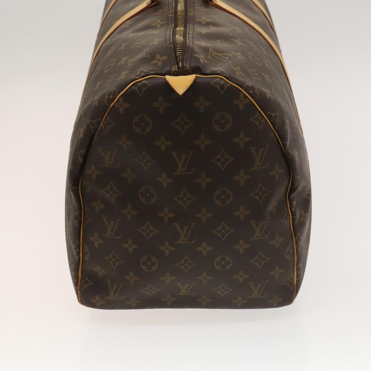 LOUIS VUITTON Monogram Keepall 55 Boston Bag M41424 LV Auth 129995V