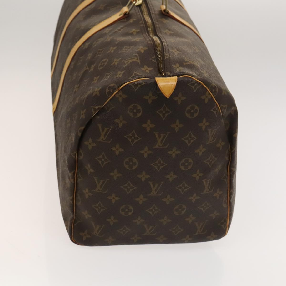 LOUIS VUITTON Monogram Keepall 55 Boston Bag M41424 LV Auth 129995V