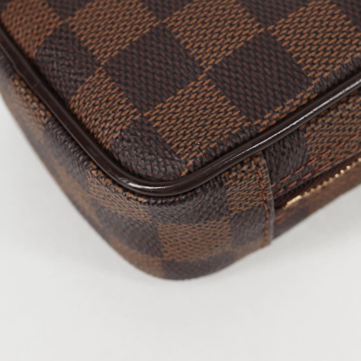 LOUIS VUITTON Damier Ebene Etui Okapi GM Pouch N61737 LV Auth 129998V