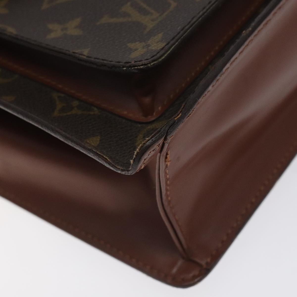 LOUIS VUITTON Monogram Monceau 28 Hand Bag M51185 LV Auth 130004