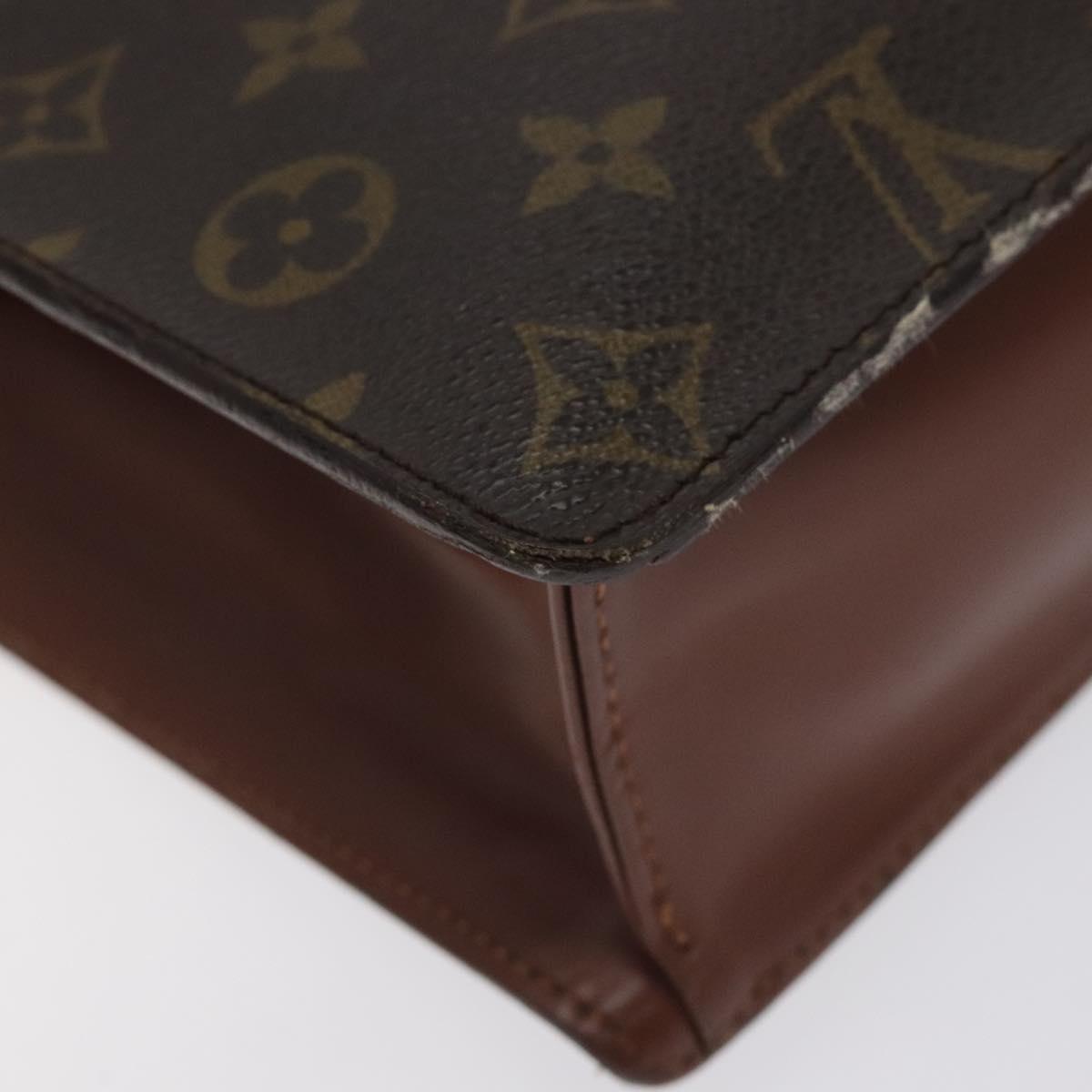 LOUIS VUITTON Monogram Monceau 28 Hand Bag M51185 LV Auth 130004