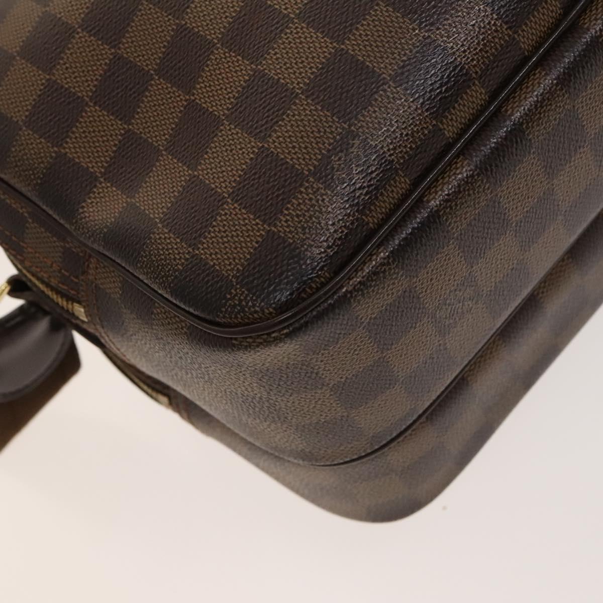 LOUIS VUITTON Damier Ebene Reporter PM Shoulder Bag N45253 LV Auth 130016