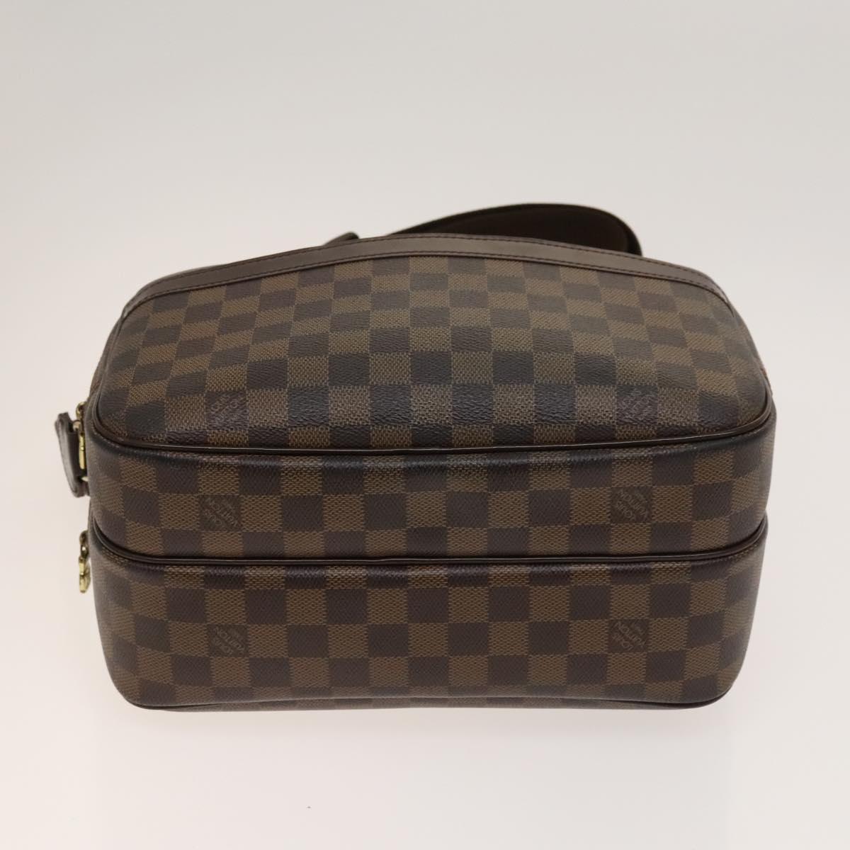 LOUIS VUITTON Damier Ebene Reporter PM Shoulder Bag N45253 LV Auth 130016