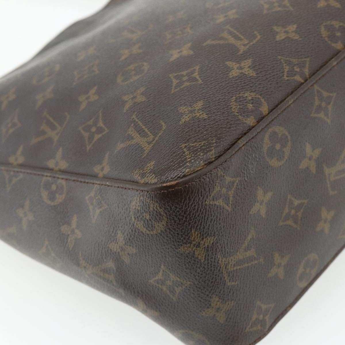 LOUIS VUITTON Monogram Looping GM Shoulder Bag M51145 LV Auth 130026