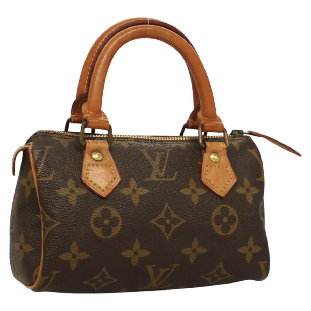 LOUIS VUITTON Monogram Mini Speedy Hand Bag Vintage M41534 LV Auth 130032