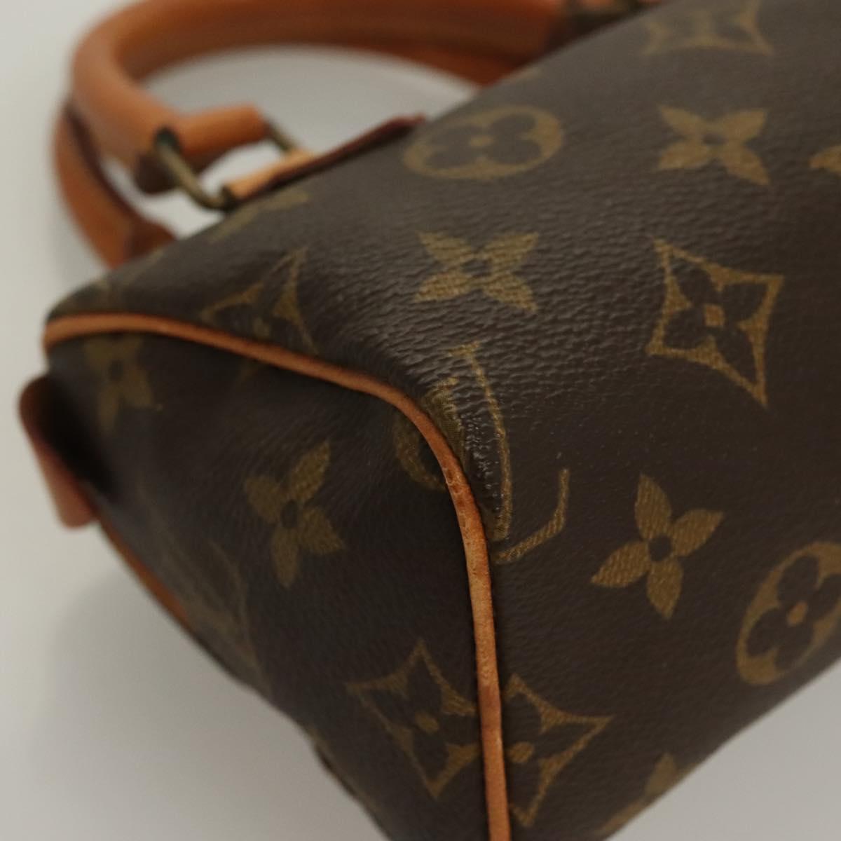 LOUIS VUITTON Monogram Mini Speedy Hand Bag Vintage M41534 LV Auth 130032