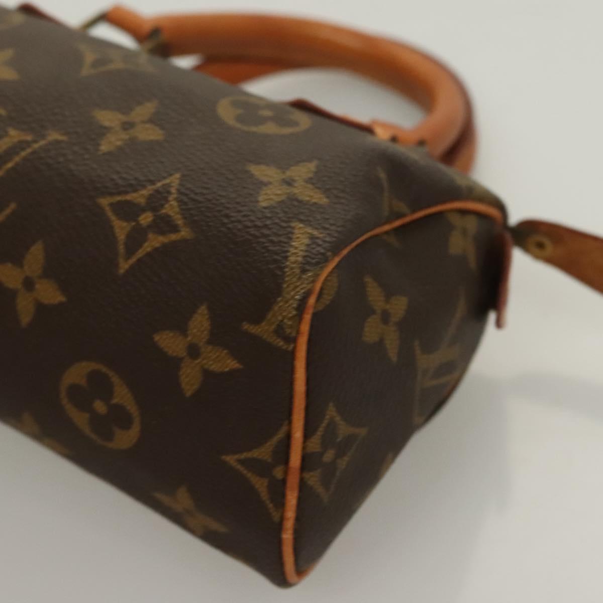 LOUIS VUITTON Monogram Mini Speedy Hand Bag Vintage M41534 LV Auth 130032