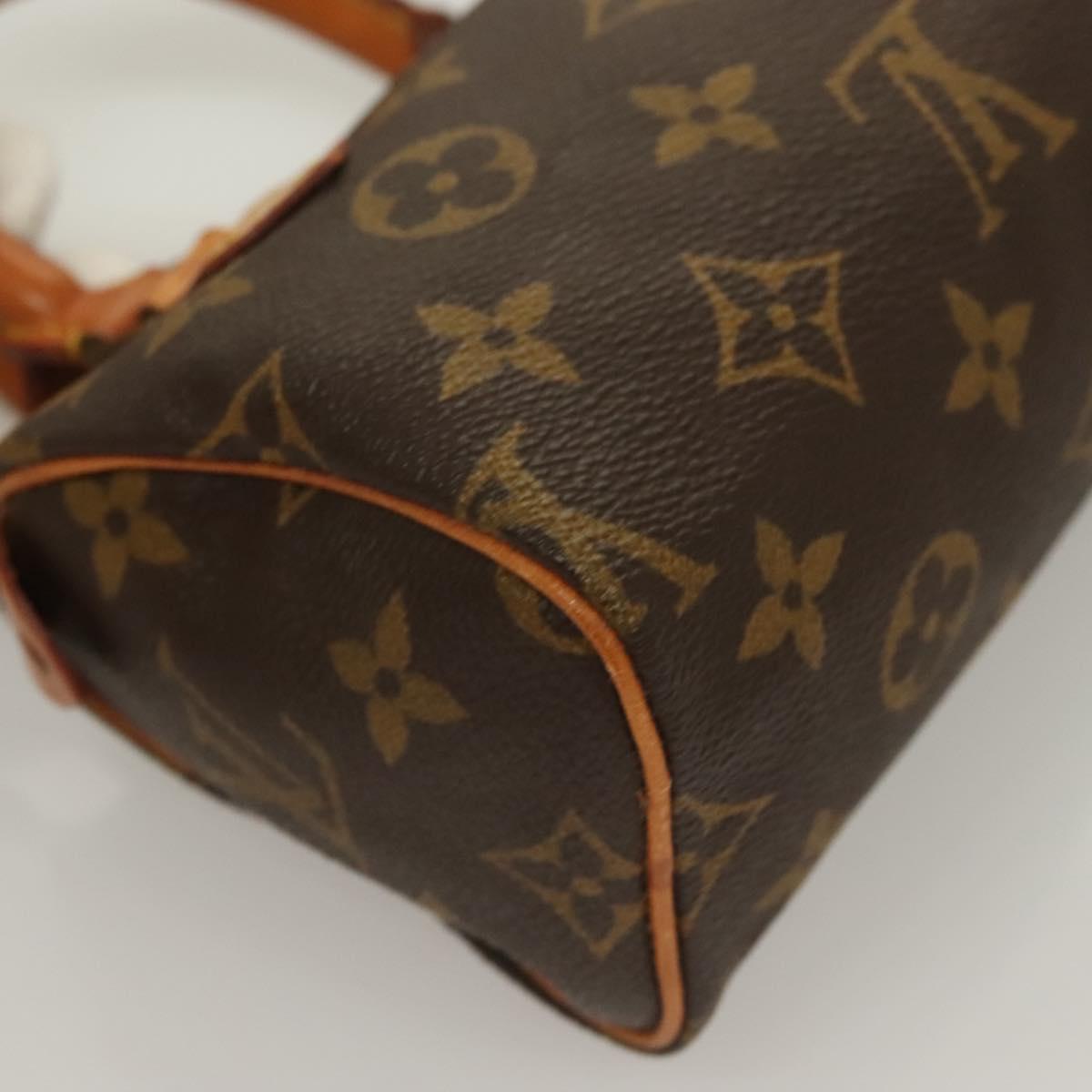 LOUIS VUITTON Monogram Mini Speedy Hand Bag Vintage M41534 LV Auth 130032