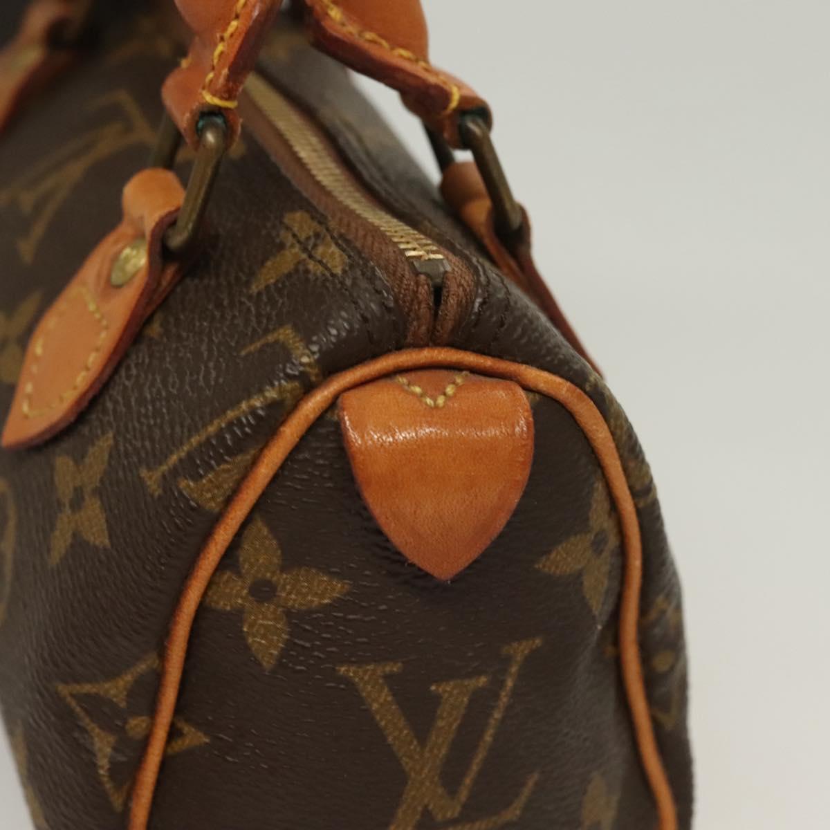 LOUIS VUITTON Monogram Mini Speedy Hand Bag Vintage M41534 LV Auth 130032