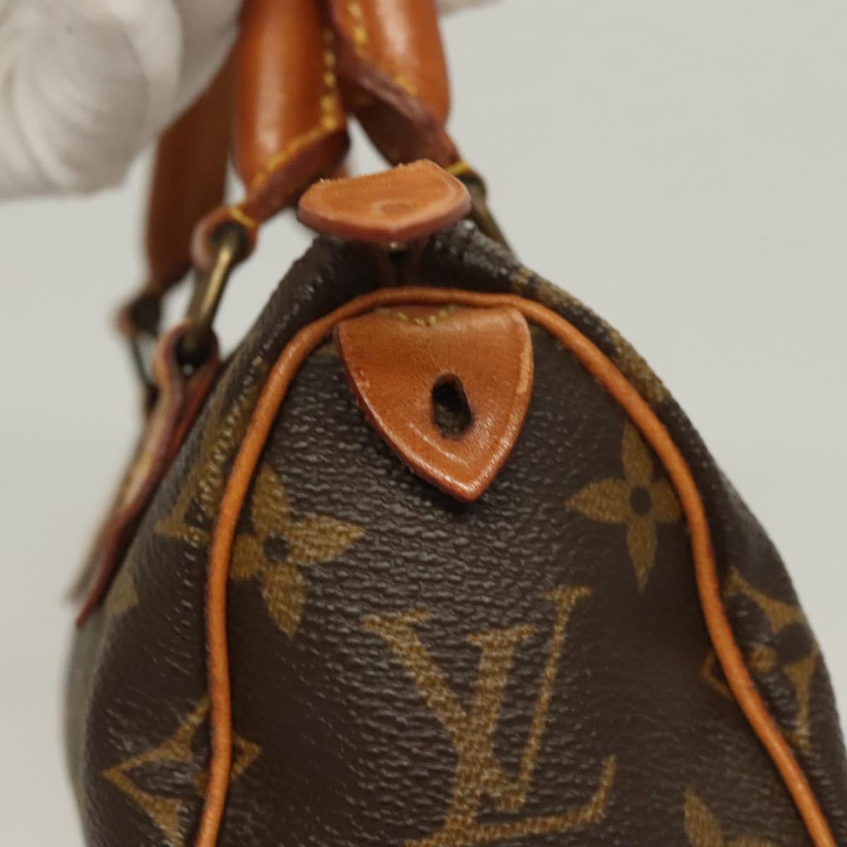 LOUIS VUITTON Monogram Mini Speedy Hand Bag Vintage M41534 LV Auth 130032