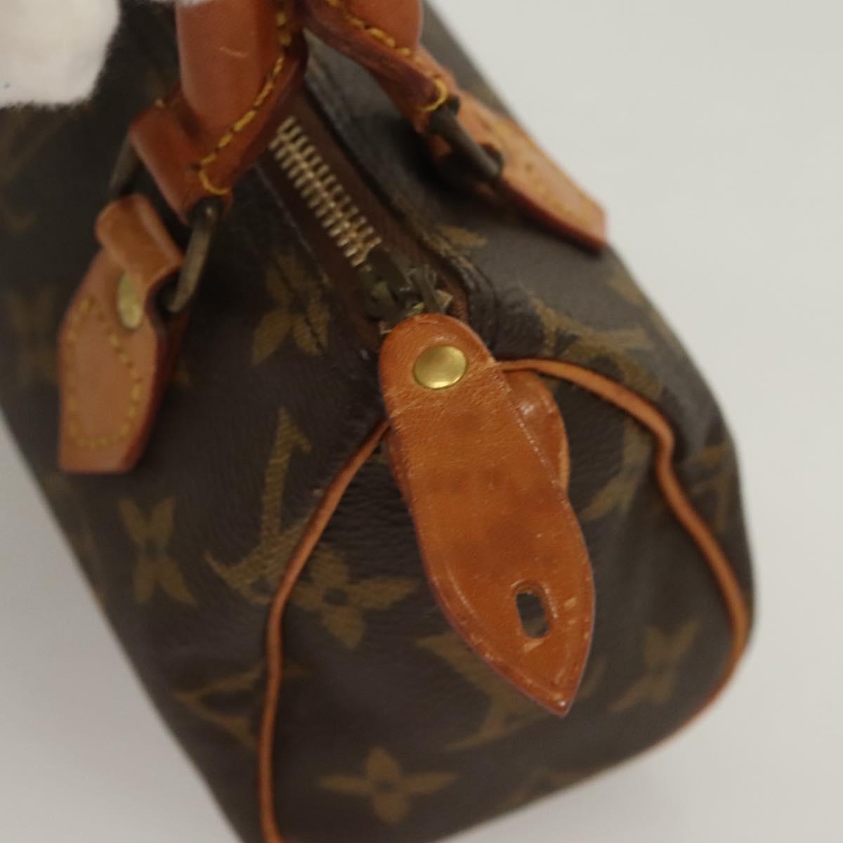 LOUIS VUITTON Monogram Mini Speedy Hand Bag Vintage M41534 LV Auth 130032