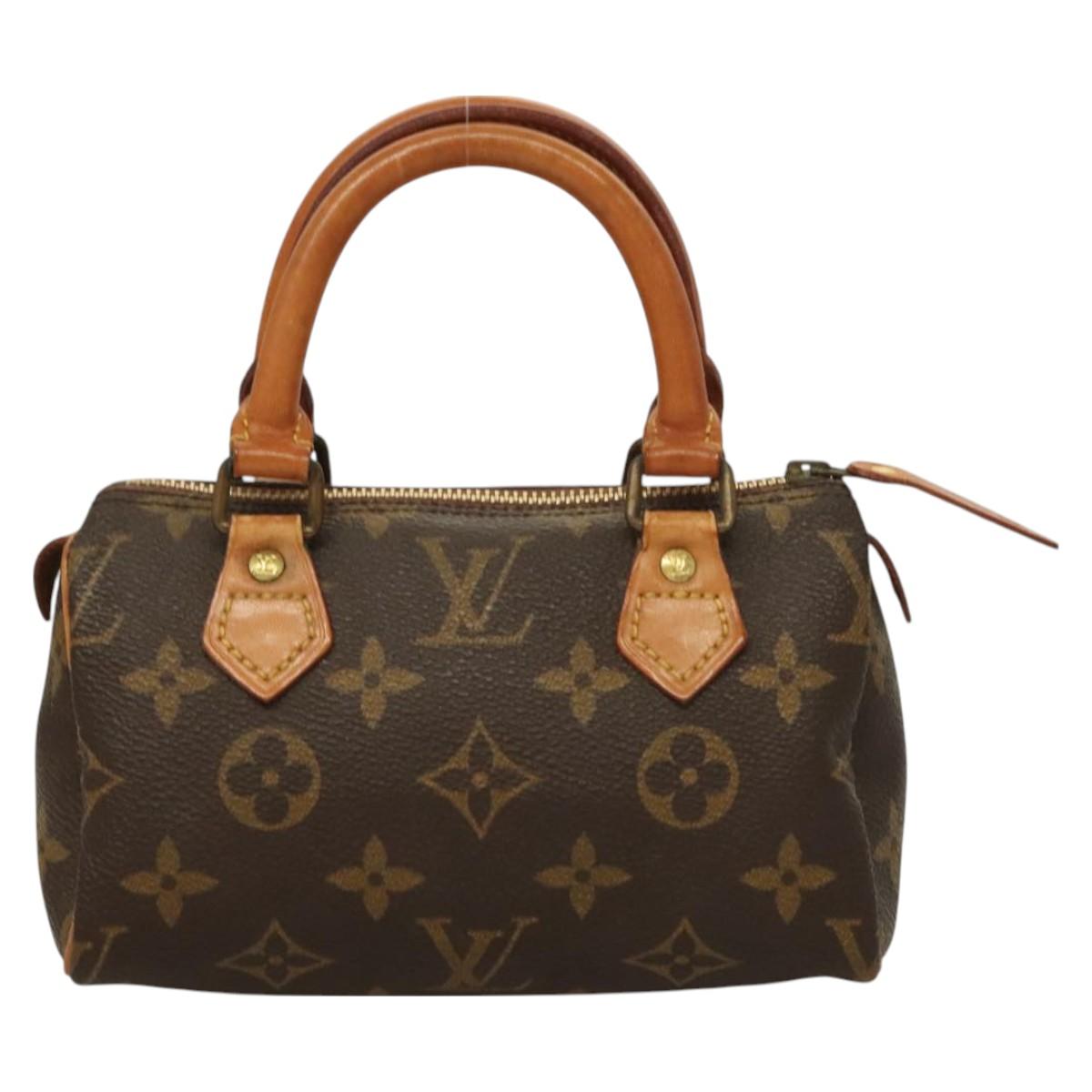 LOUIS VUITTON Monogram Mini Speedy Hand Bag Vintage M41534 LV Auth 130032