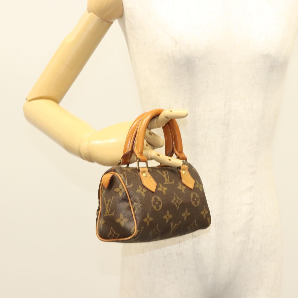 LOUIS VUITTON Monogram Mini Speedy Hand Bag Vintage M41534 LV Auth 130032