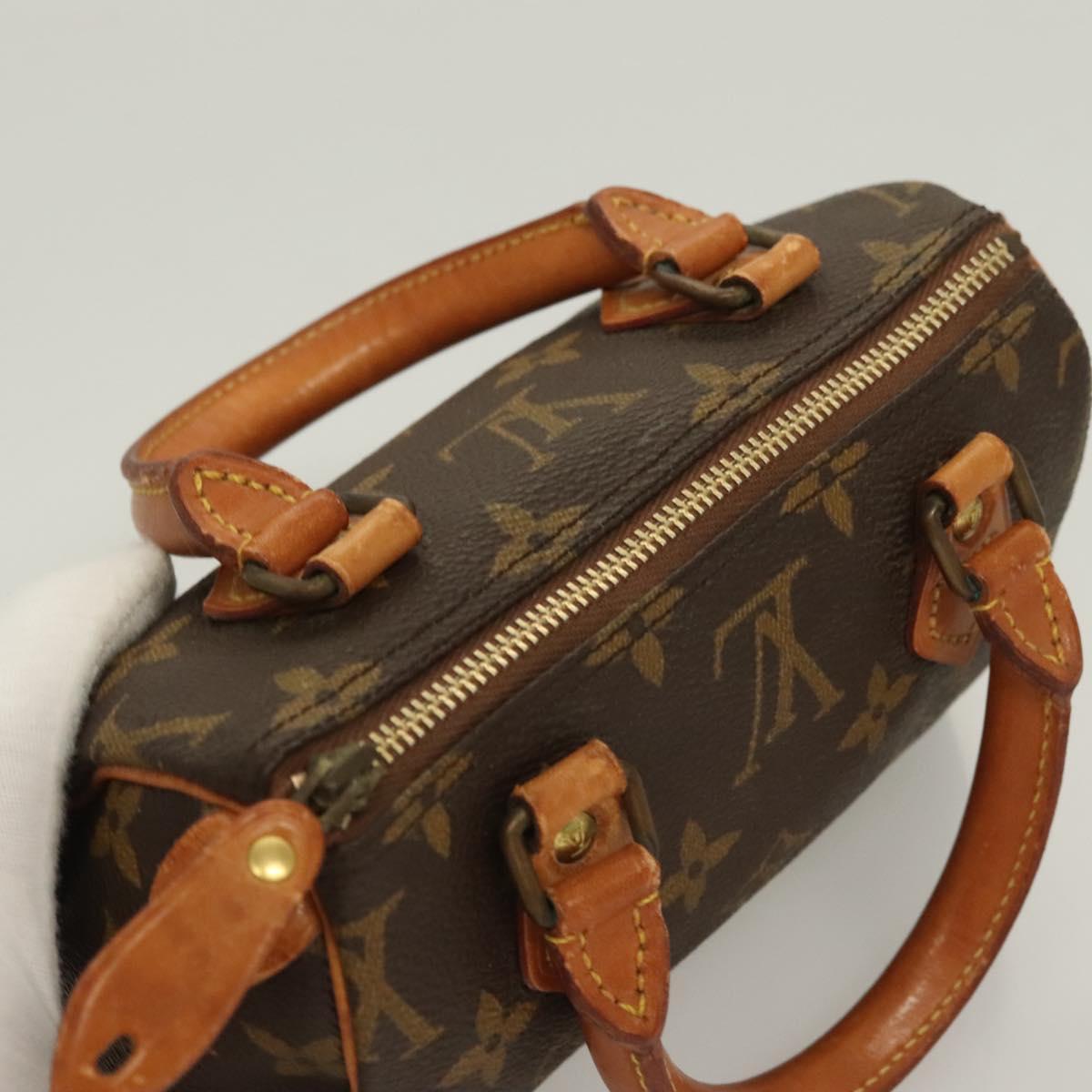 LOUIS VUITTON Monogram Mini Speedy Hand Bag Vintage M41534 LV Auth 130032