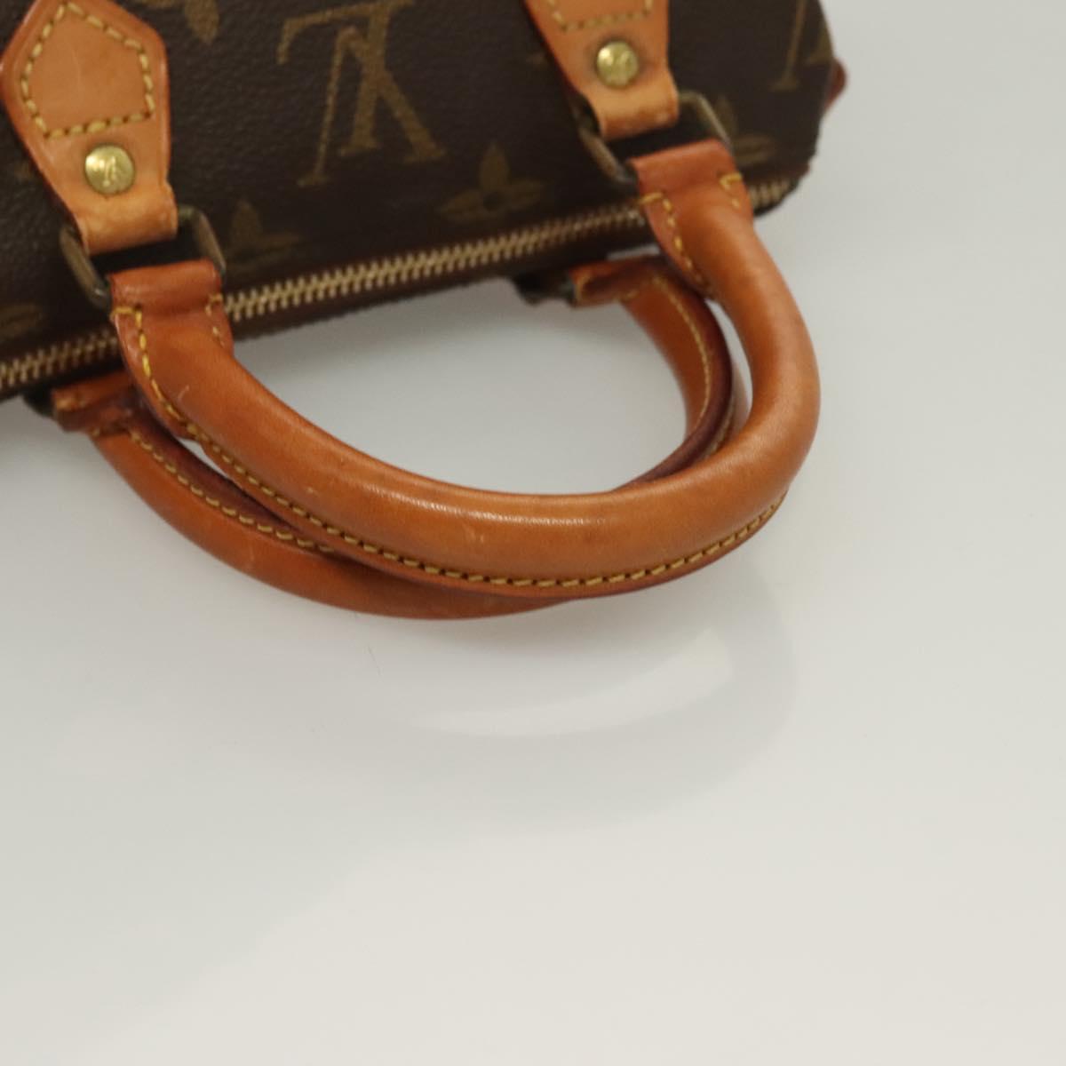 LOUIS VUITTON Monogram Mini Speedy Hand Bag Vintage M41534 LV Auth 130032