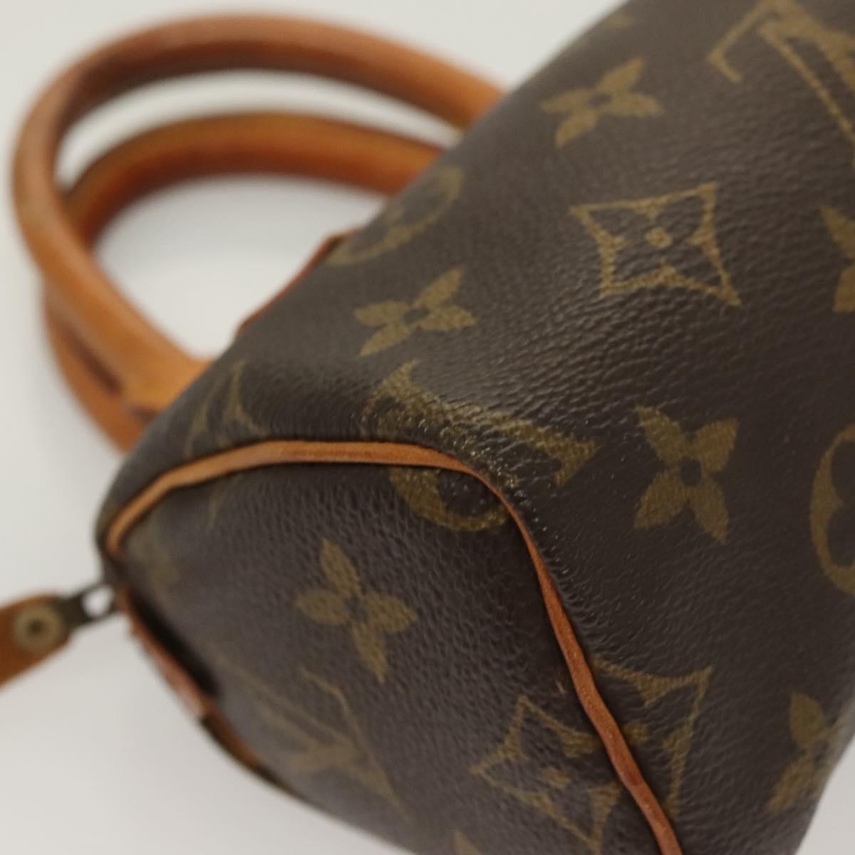 LOUIS VUITTON Monogram Mini Speedy Hand Bag Vintage M41534 LV Auth 130033
