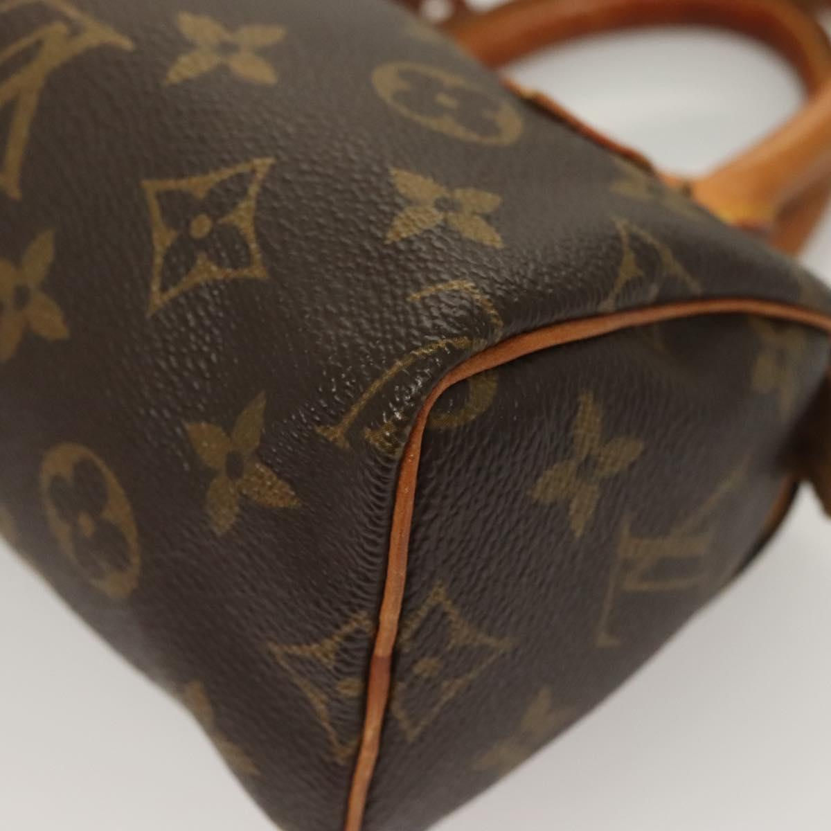 LOUIS VUITTON Monogram Mini Speedy Hand Bag Vintage M41534 LV Auth 130033