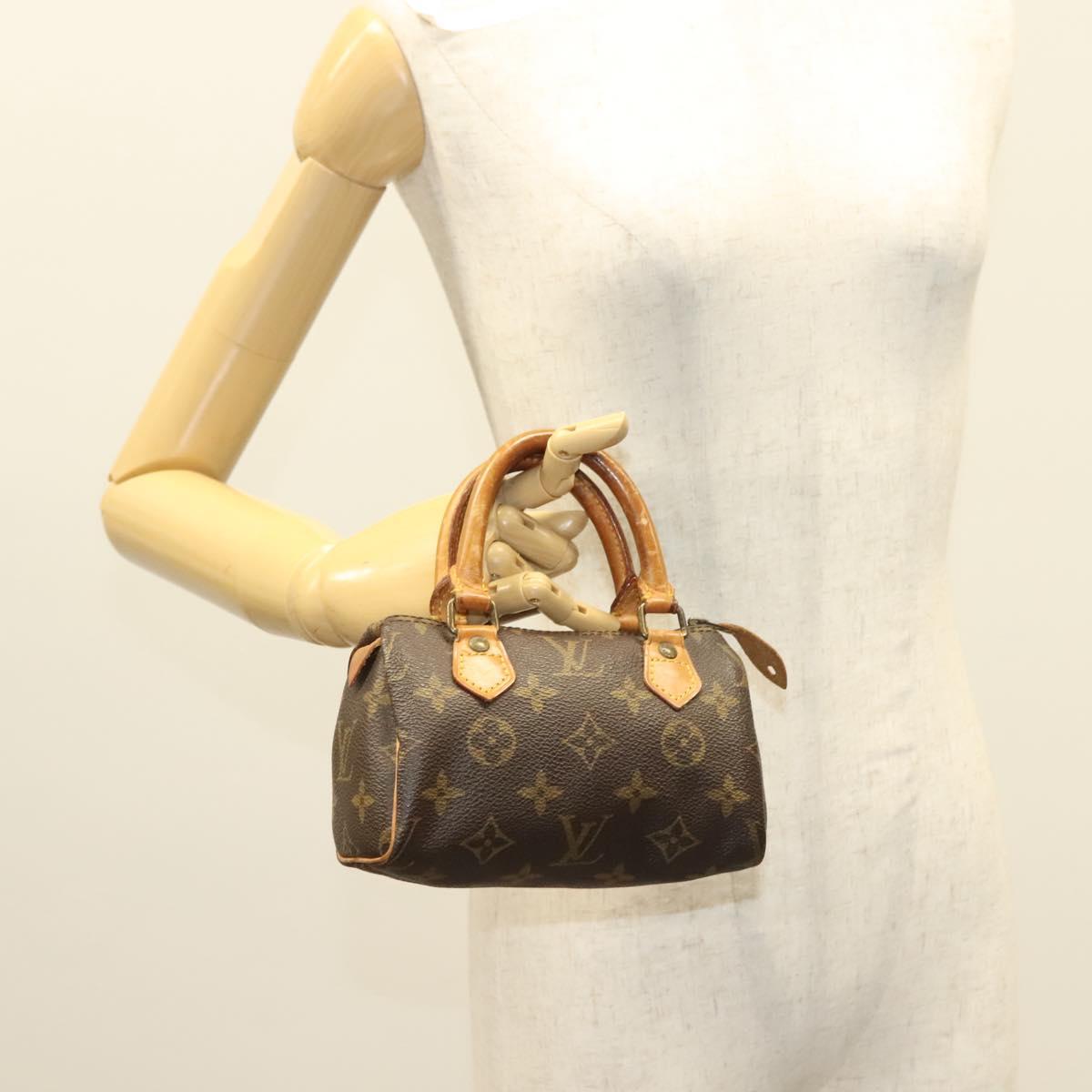 LOUIS VUITTON Monogram Mini Speedy Hand Bag Vintage M41534 LV Auth 130033