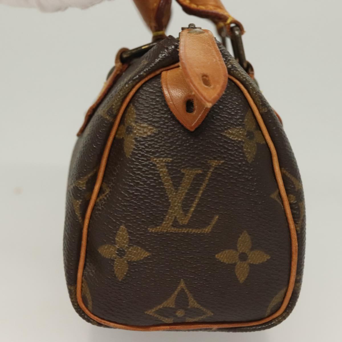 LOUIS VUITTON Monogram Mini Speedy Hand Bag Vintage M41534 LV Auth 130033