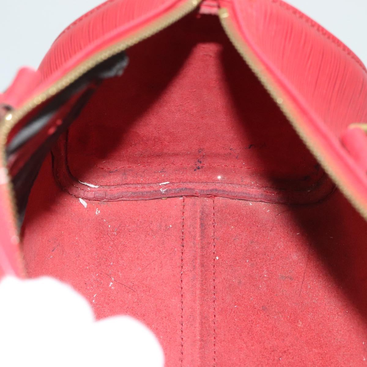 LOUIS VUITTON Epi Speedy 25 Hand Bag Castilian Red M43017 LV Auth 130045