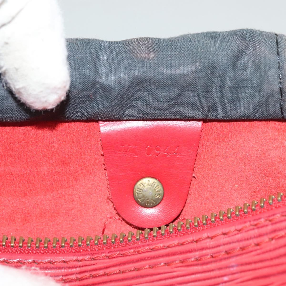 LOUIS VUITTON Epi Speedy 25 Hand Bag Castilian Red M43017 LV Auth 130045