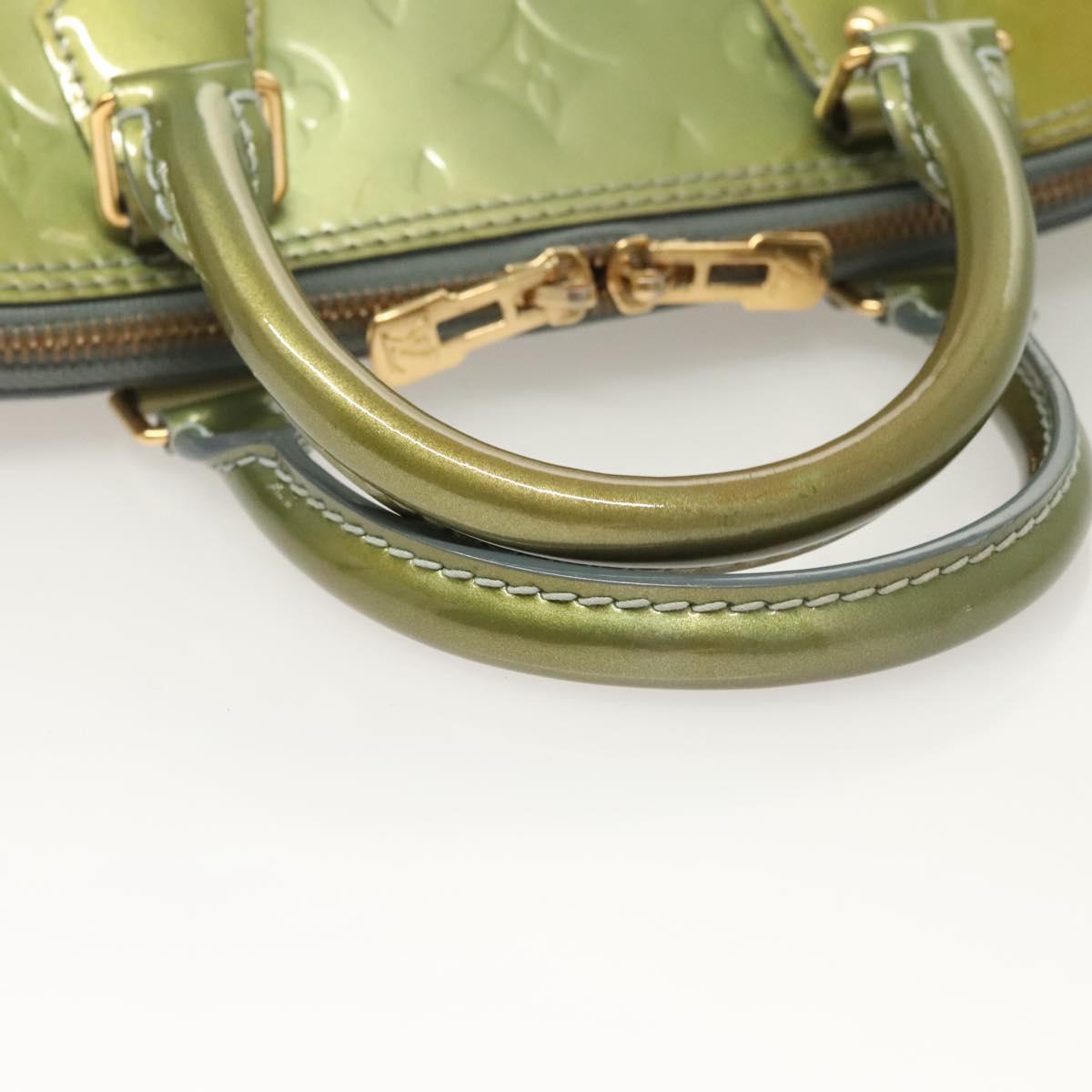 LOUIS VUITTON Monogram Vernis Alma PM Hand Bag Jivre M91559 LV Auth 130046