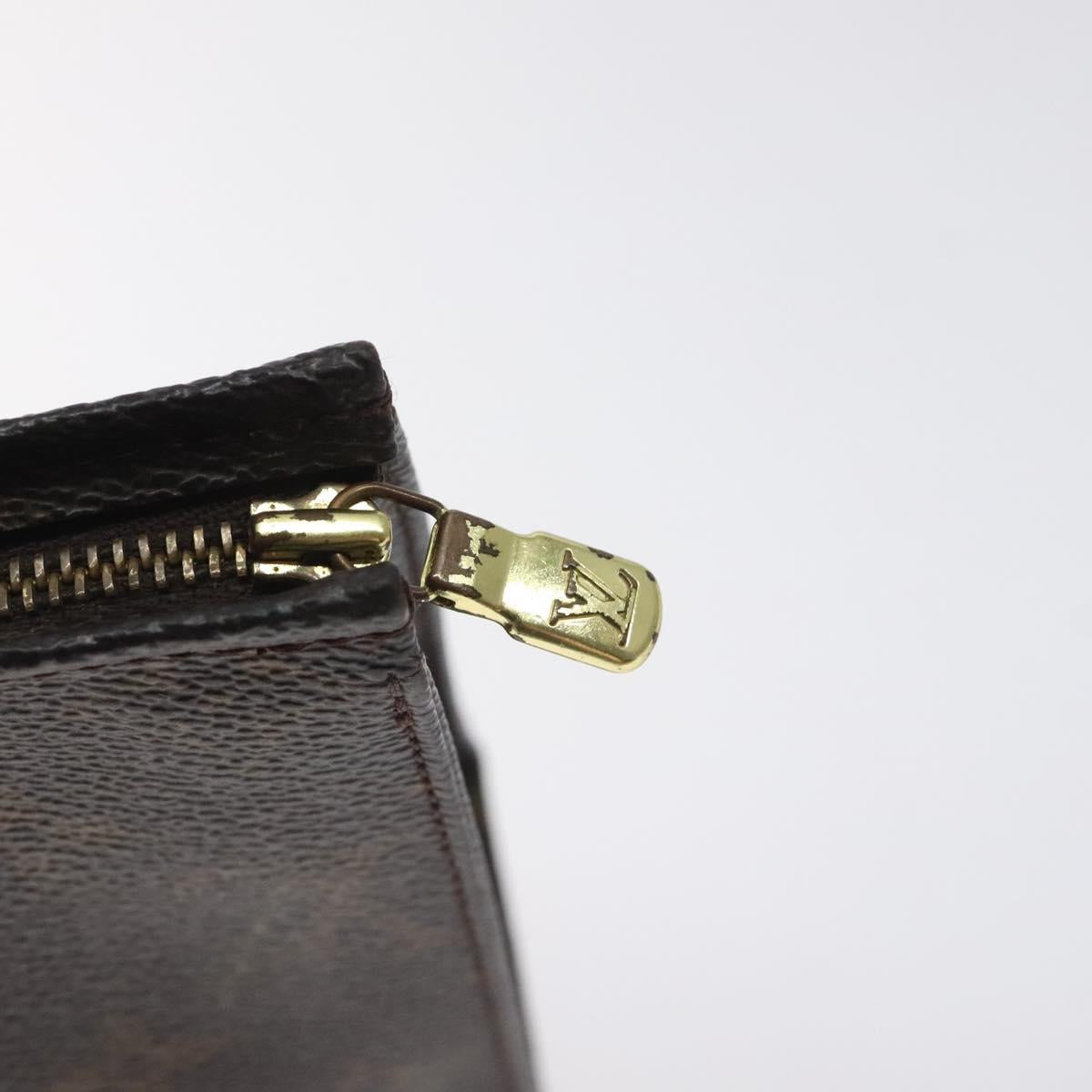 LOUIS VUITTON Monogram Poche Toilette 19 Pouch M47544 LV Auth 130051