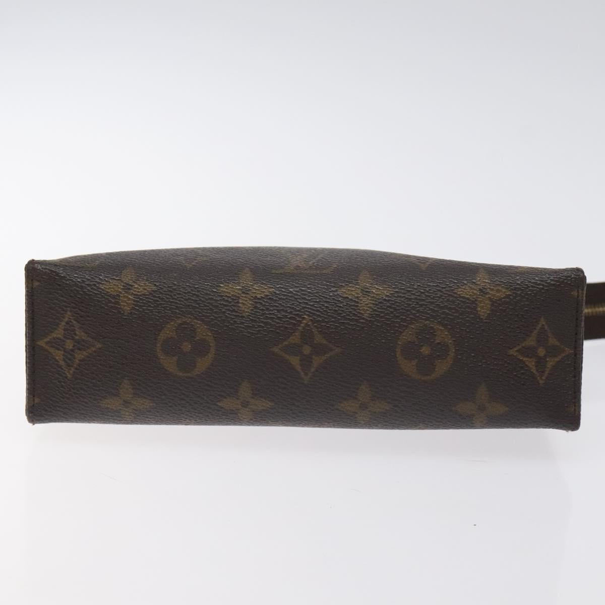 LOUIS VUITTON Monogram Poche Toilette 19 Pouch M47544 LV Auth 130051